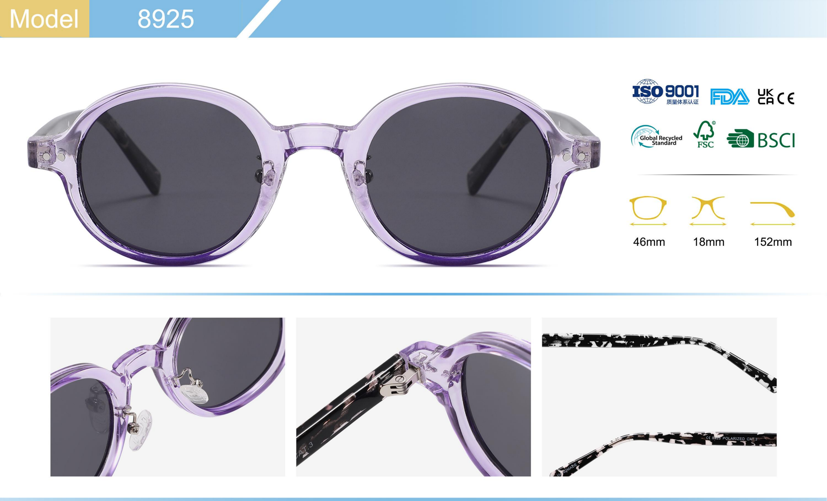 Designer sunglasses luxury glasses for women fasion popular style Anti-UV sunglasses frame high quality environmental UV400 casual design daily outfit