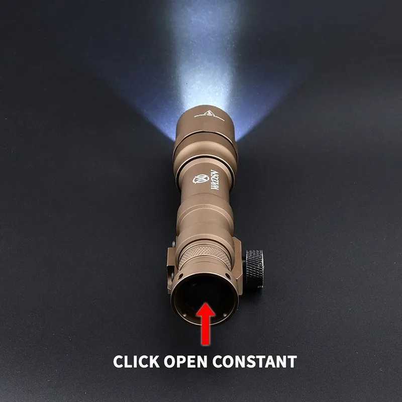 Vadsn M600DF Tactical Flashlight LED Airsoft Weapon Metal Scout Light 1400 Lumens Hunting Rifle Scout Light For 20mm PicatinnyXJ250728
