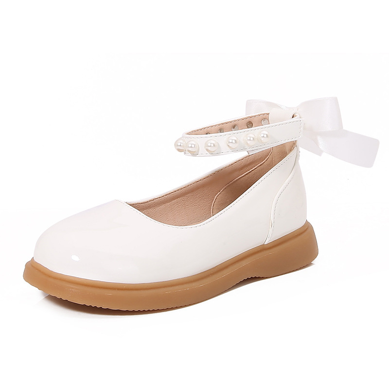 Girls' New Mary Jane Black College Style Children's Leather Performance Princess Student Flats School Shoes ddmyshoesvip