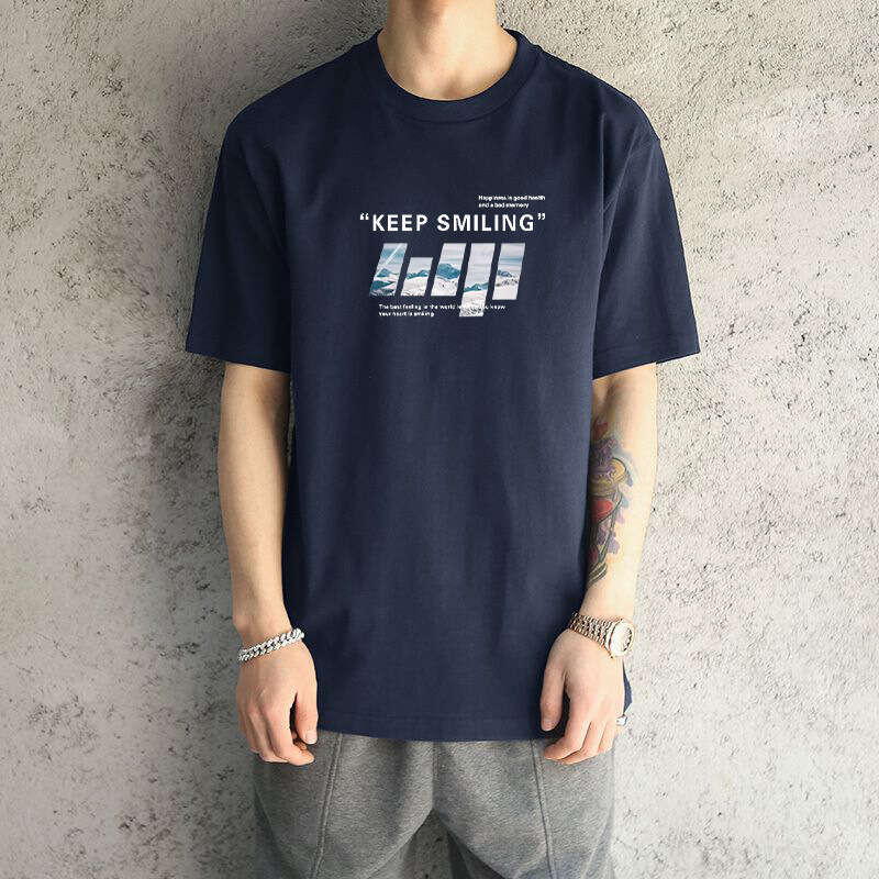 Designer T Shirt Men's Short Sleeve T-Shirt Trendy Brand Summer Loose Fit Pure Cotton New Base Shirt Top Tee Graphic Tee Tracksuit