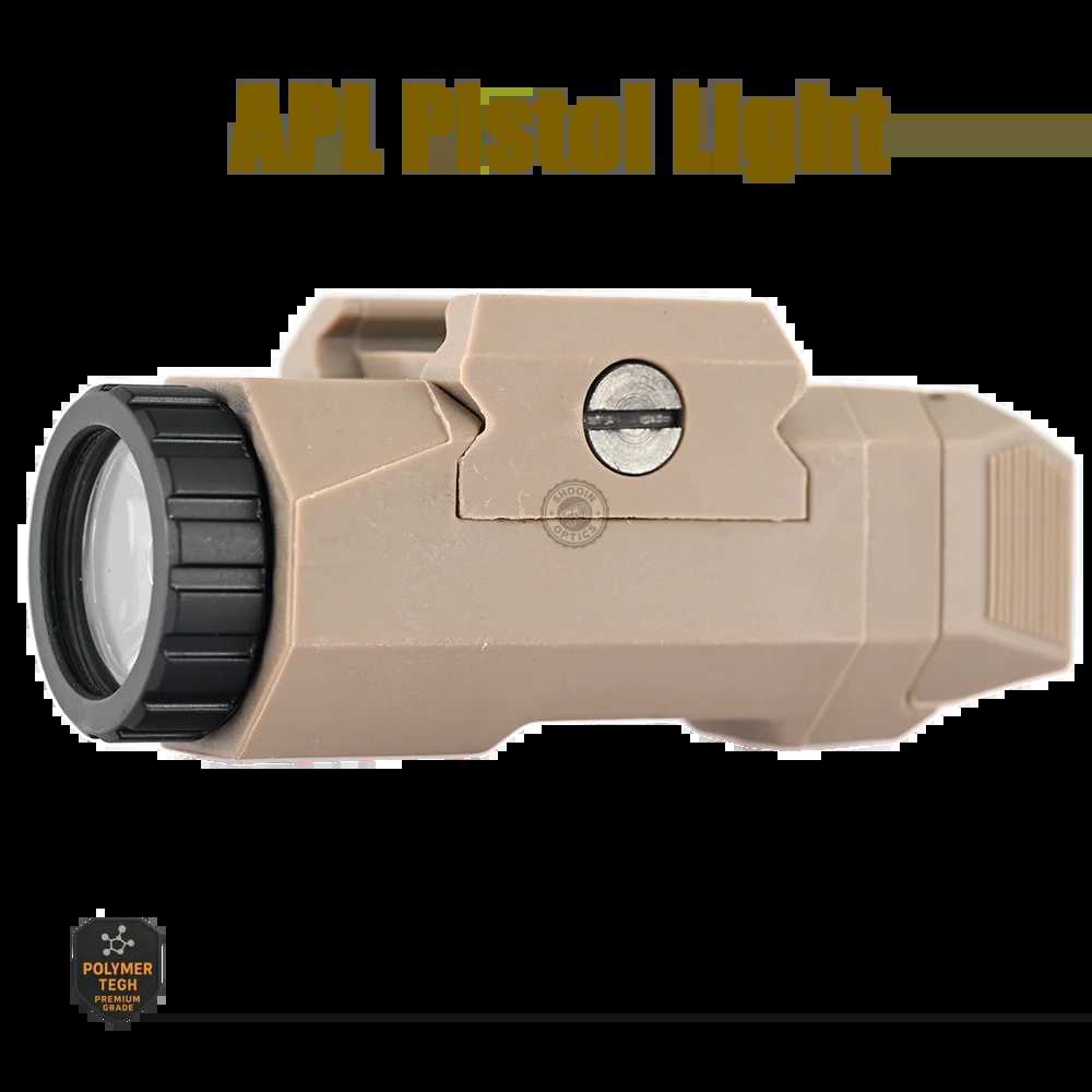 Tactical Gun Lights APL WML With 20MM Rail Mount Aluminum Lamp Head Polymer BodyXJ250728