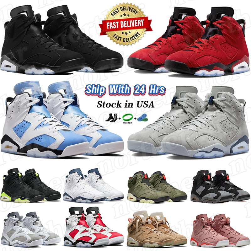 Designer sneakers 6 basketball shoes for men women 6s Electric Green Cool Grey Midnight Navy Carmine Medium Olive Bordeaux High Low Womens Mens Trainers UK3-11.5