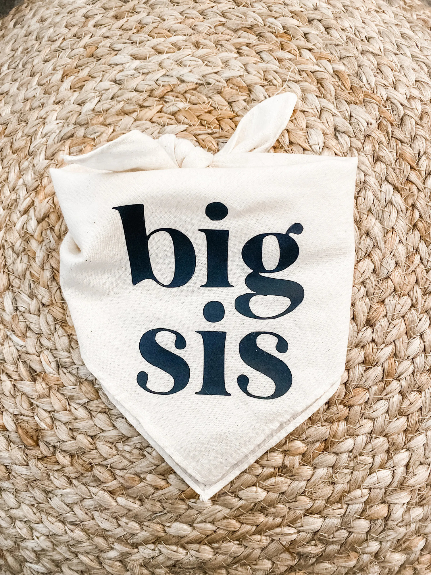 Big Sis Or Bro Dog Bandana Scarf For Baby Announcement Birth Maternity Poshoot Natural Party Decoration 250729