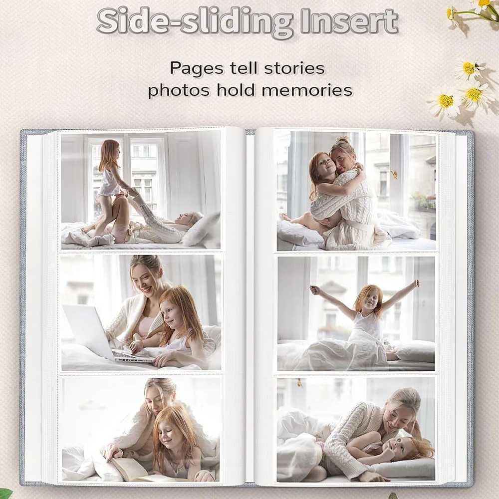 300 Pocket Linen Photo Album for 4x6 Photos Books Slip-in Picture Albums Wedding Baby Family Anniversary Photo Storage Z250729