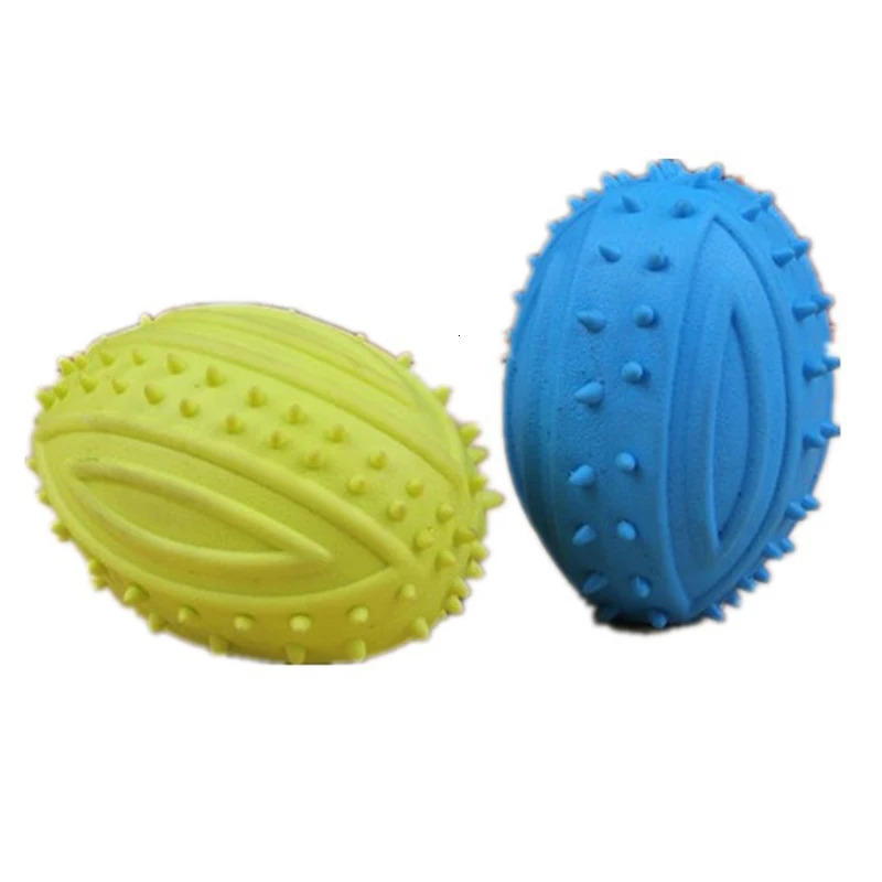 Pet Small Dog Treats Rugby Puppy Interactive Toy Ball Cat for Large Chew Hedgehog Teeth Cleaning Ball 250729