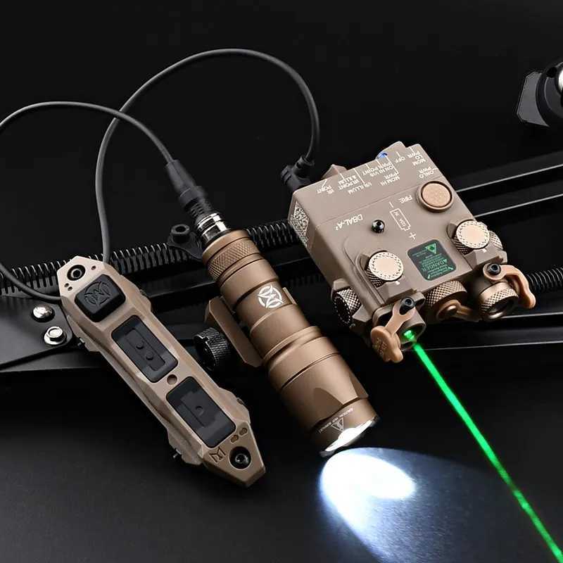 WADSN Full Function DBAL-A2 Red Dot Blue Green IR Laser Indicator PEQ15 Infrared Laser M600 M300 Airsoft Flashlight Weapon Light XJ250728