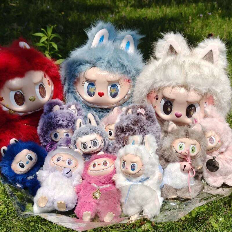 Replica 38cm Zimomo Angel Red Blue Big Energy Ahead Creative Diy Figure Vinyl Anime Peripherals Handmade Change Dolls Toys Gifts No clothes included