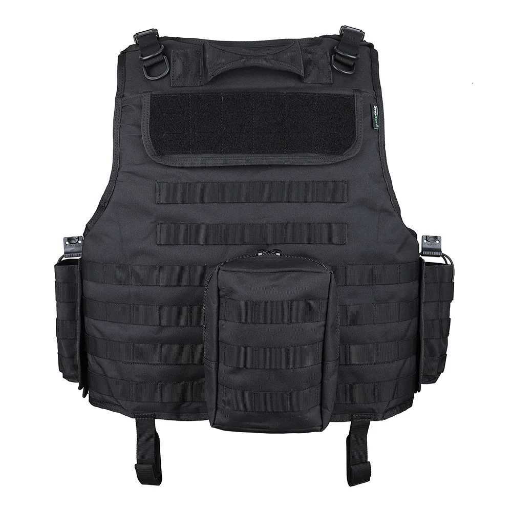 MGFLASHFORCE Molle Airsoft Vest Tactical Vest Plate Carrier Fishing Hunting Paintball Vest Armor Vest Z250728