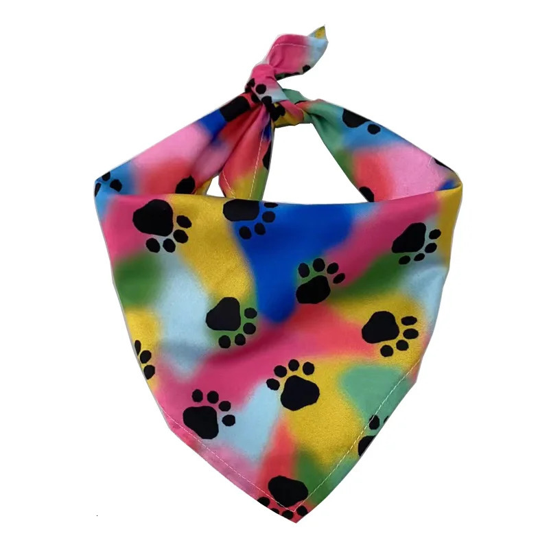 13PCS For Dogs Bandana Summer Outdoor Beach Pets Accessories Dog Supplies Perros Mascotas Triangle Scarf 250729