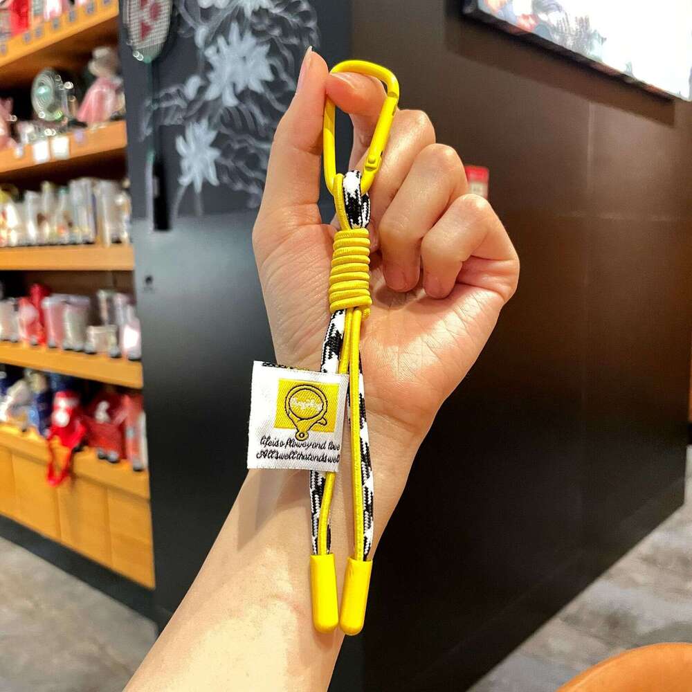 Miu Style Phone Lanyard Dopamine Colorful Rope Wrist Keychain Bag Pendant Small Accessories