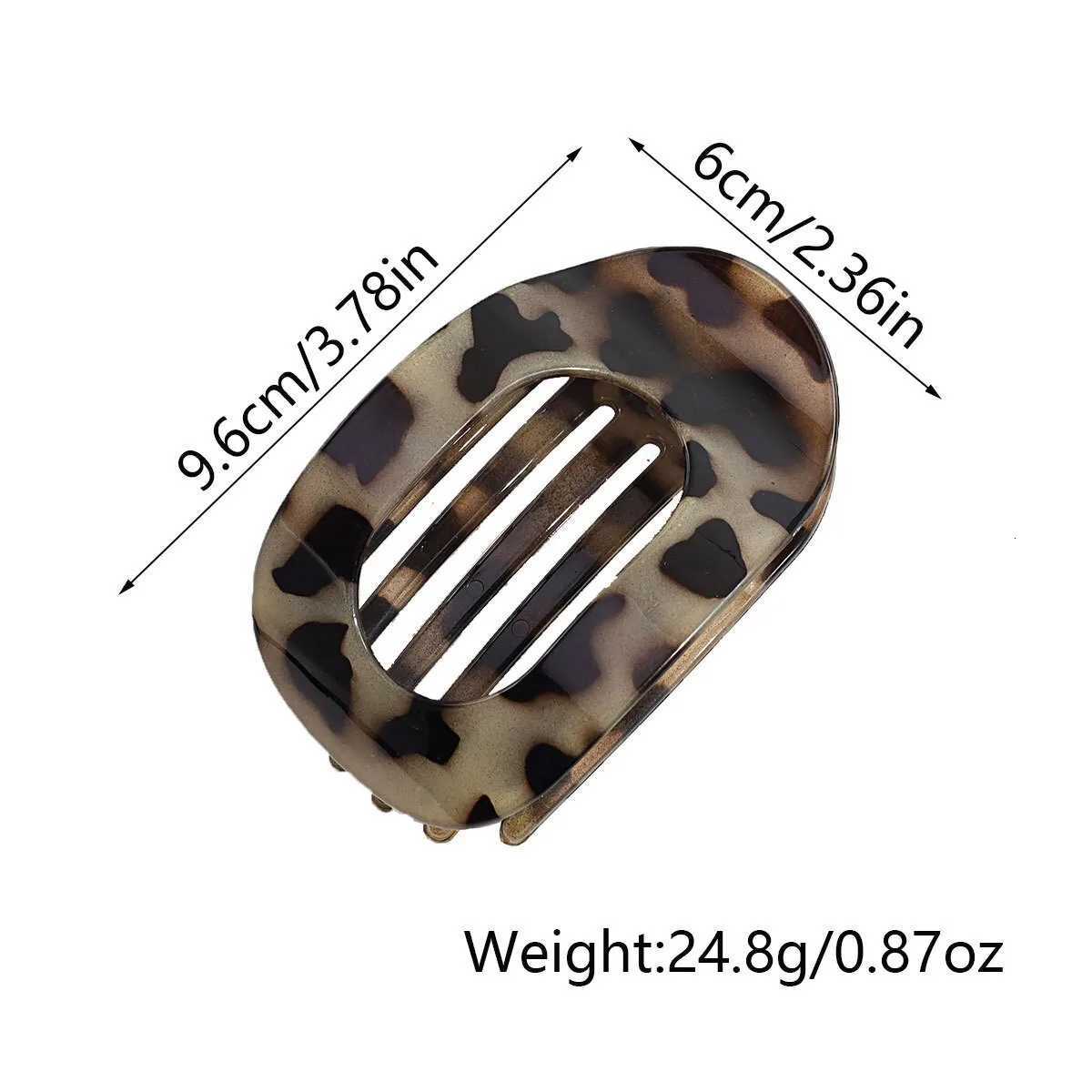 Fashion Oval Flat Hair Claw Clips for Women Matte Duckbill Clip Back-of-Head Bun Hair Accessories Simple Clip Hair Ornament Z250729