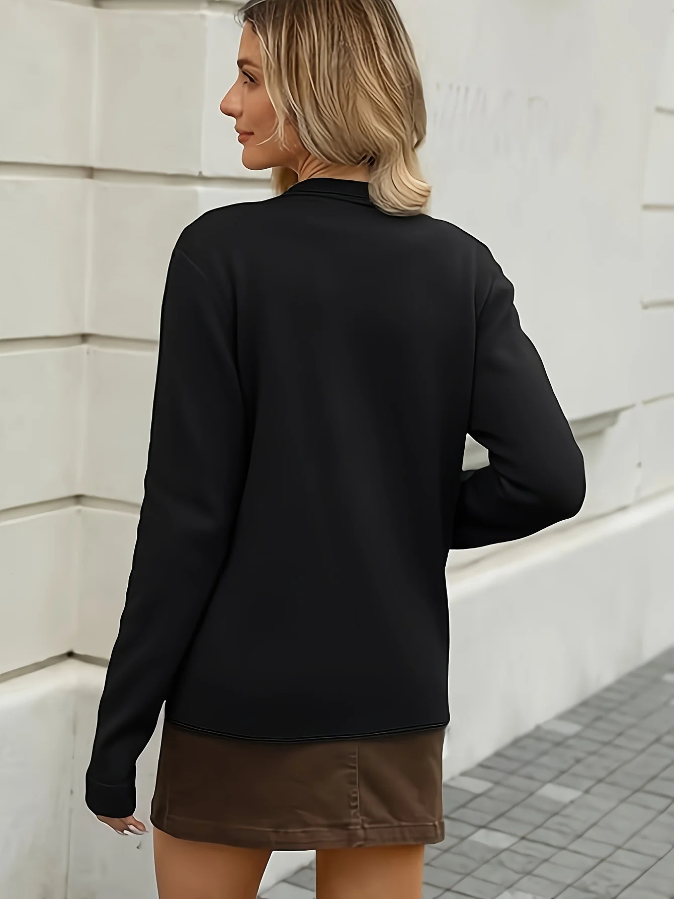 Womens Oversized Woven Hooded Casual Jacket Loose Fit Comfortable Outerwear for All Seasons 250729