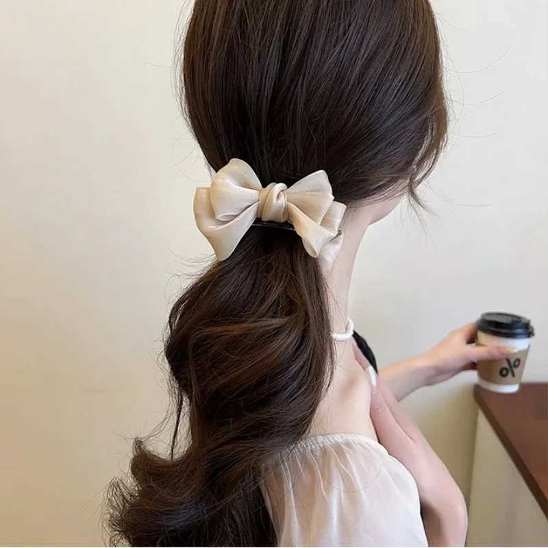 Korean Mini Small Butterfly Hair Claw Clip Sweet Mesh Shark Clip for Thick Hair Women Girls Hair Clamp Hairpin Accessories Z250729