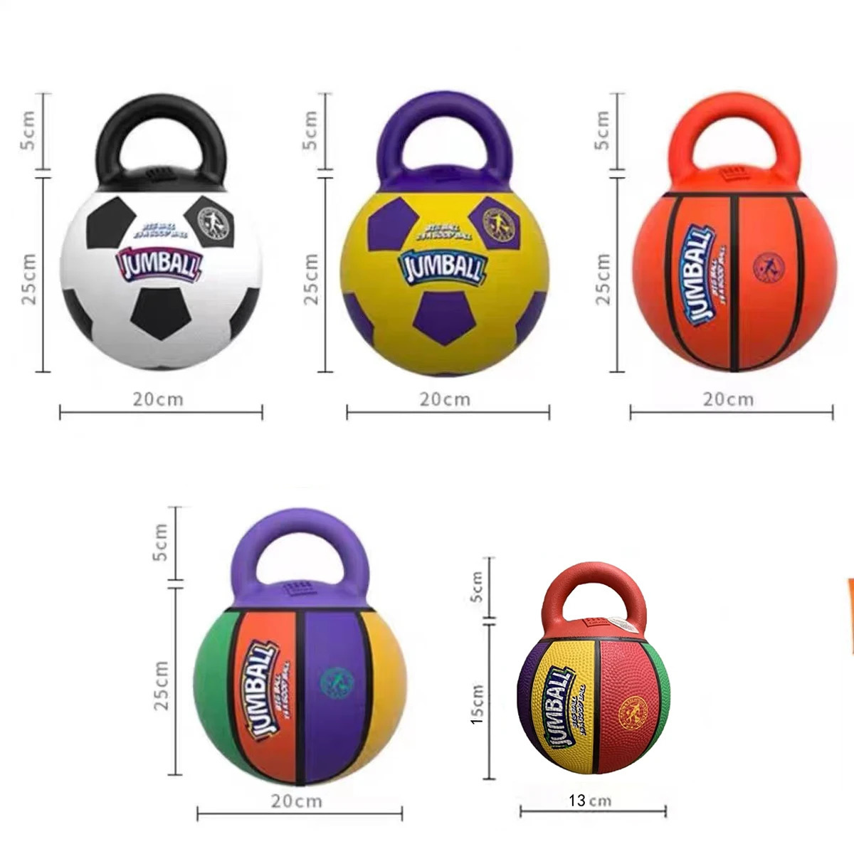 Pet Dog Toy Ball BiteResistant Basketball Rubber Handle Indestructible Large and Small Training Interactive Game Toy 250729