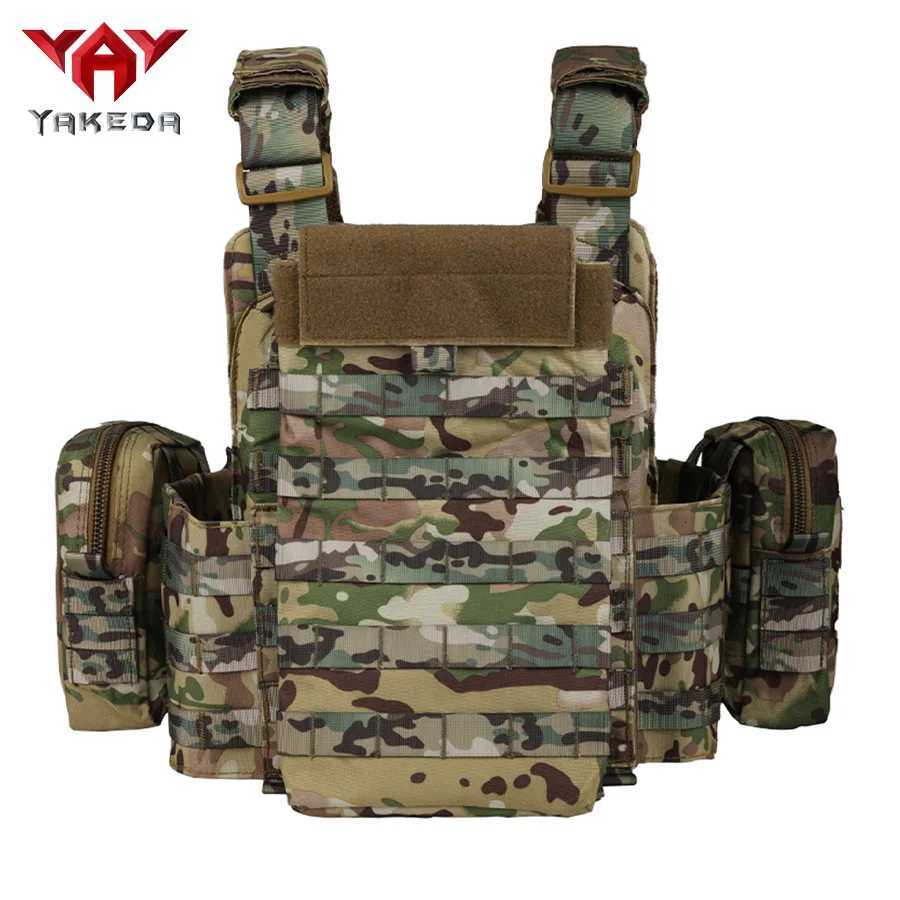 YAKEDA Five piece equipment bag training vest wear-resistant and tear resistantdetachable and expandable waterproof Z250728