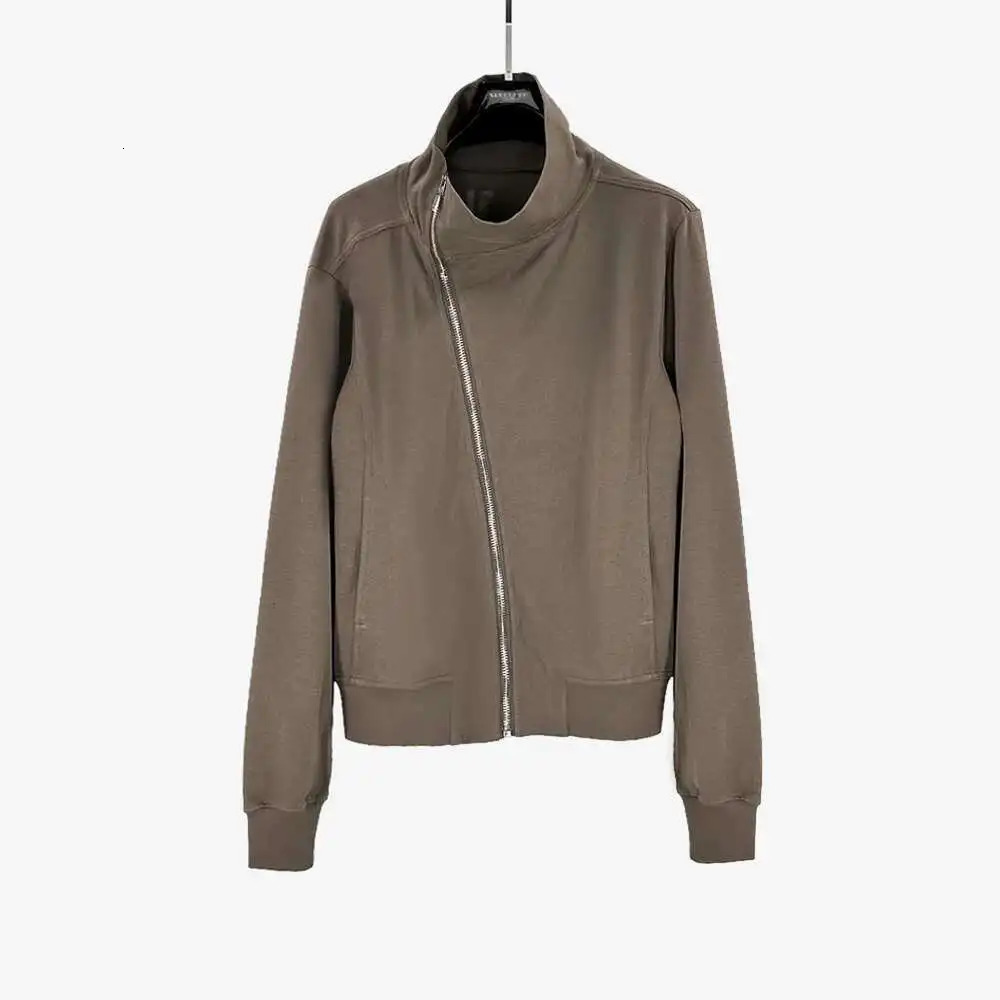 PFNW Darkwear High Quality Minimalist Outerwear Punk Slant Zipper Turtleneck Cardigan Sweatshirt Jacket Men 28W5603 250729