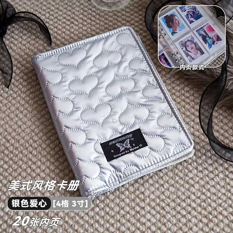 iffvgx A5 Kpop Binder Photocard Holder Idol Card Photo Album with 20pcs 3inch Inner Pages Photocards Collect Book Stationery Z250729