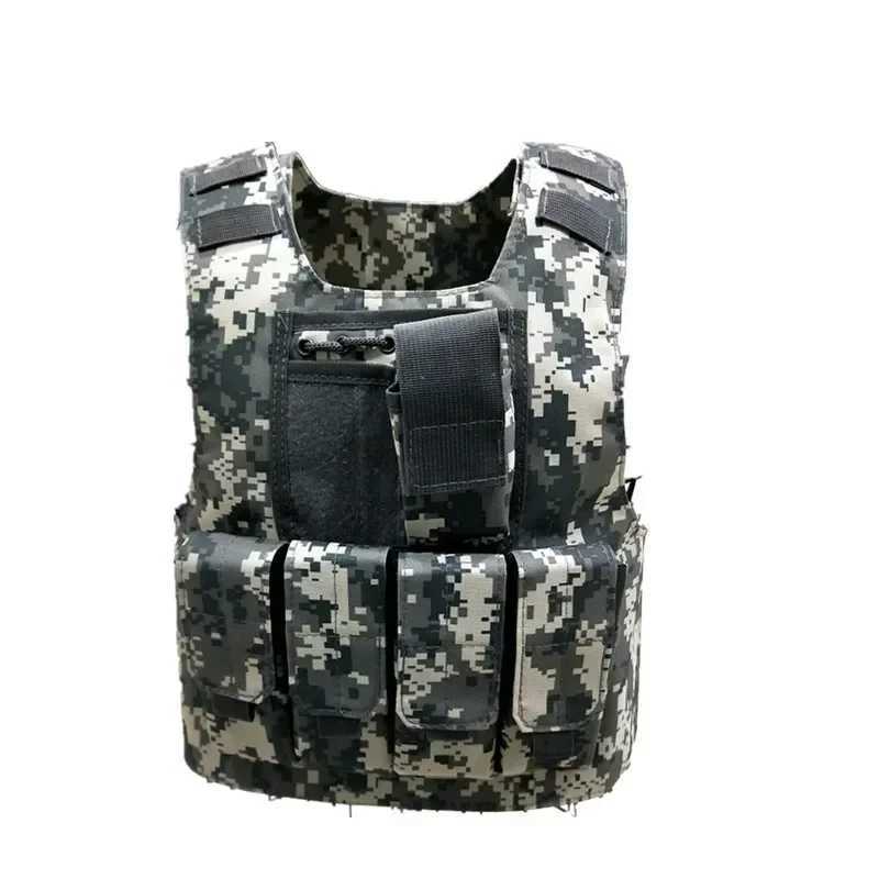 Kids Tactical Vest Combat Training Assault Plate Carrier Outdoor Hunting Airsoft CS Hunting Sport Protection Vests Z250728