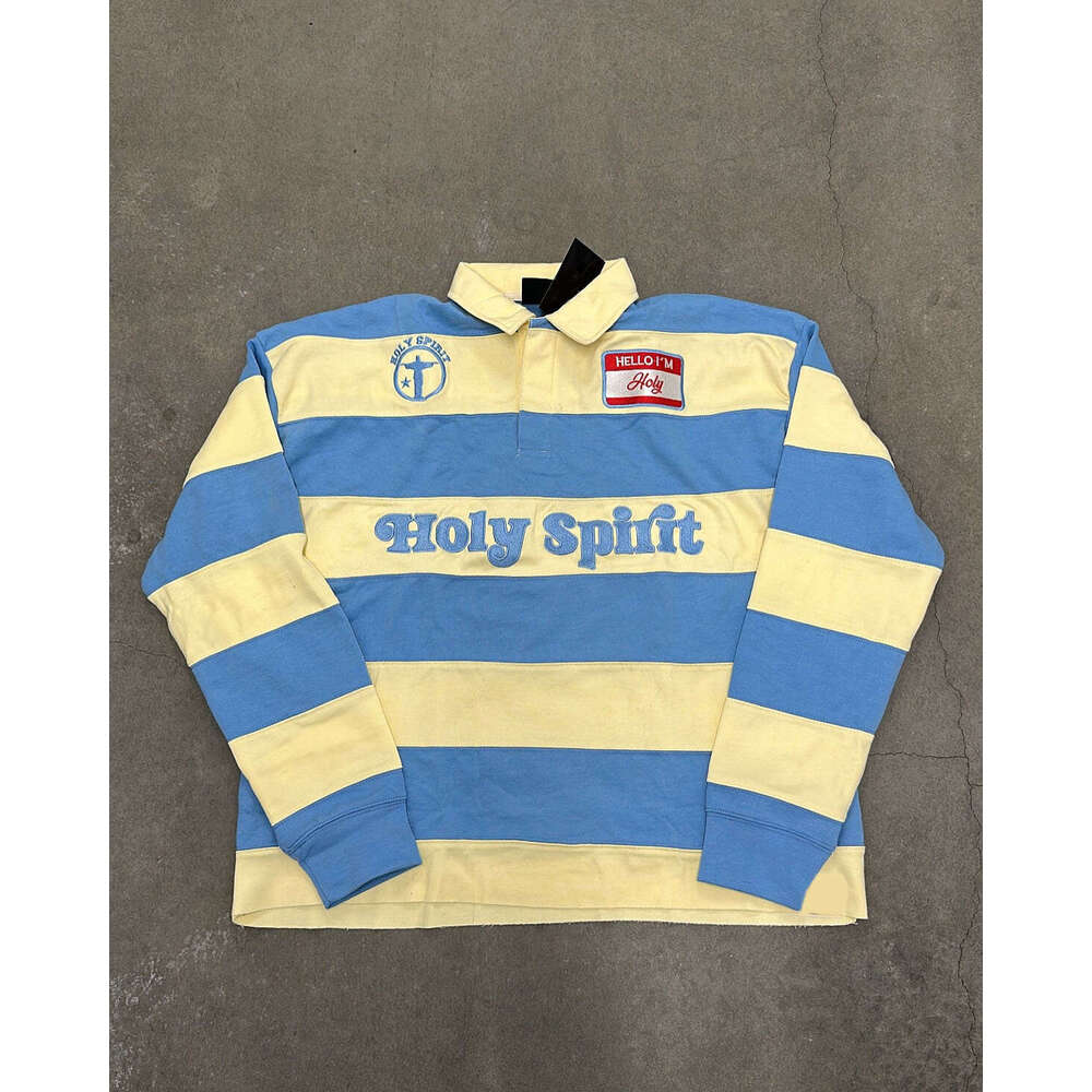 American Street Style Letter Embroidery Unisex Loose Sweatshirt Long Sleeve