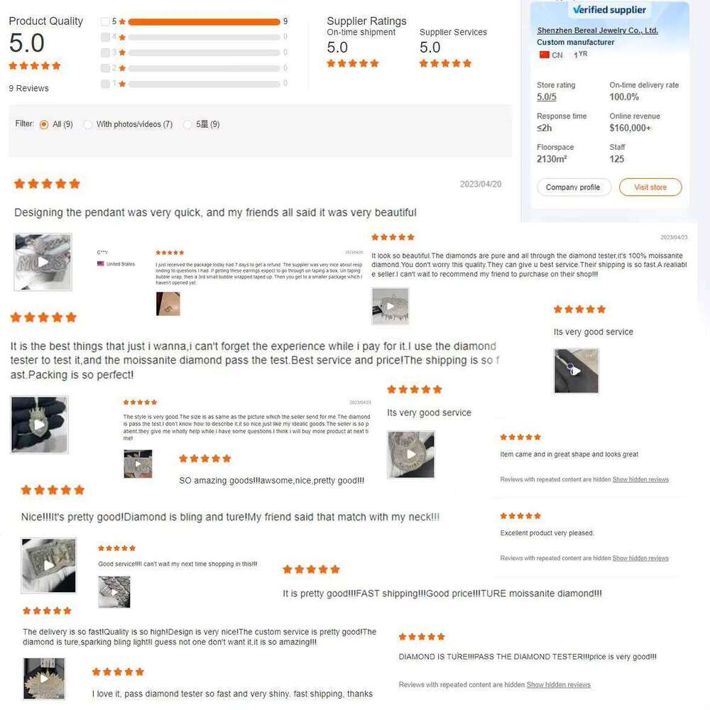 Custom Pass Test Iced Out Vvs Moissanite Dia Link Chain Hip Hop Flower Bracelet Sier Fine Jewelry for Man 6mm 8mm 10mm