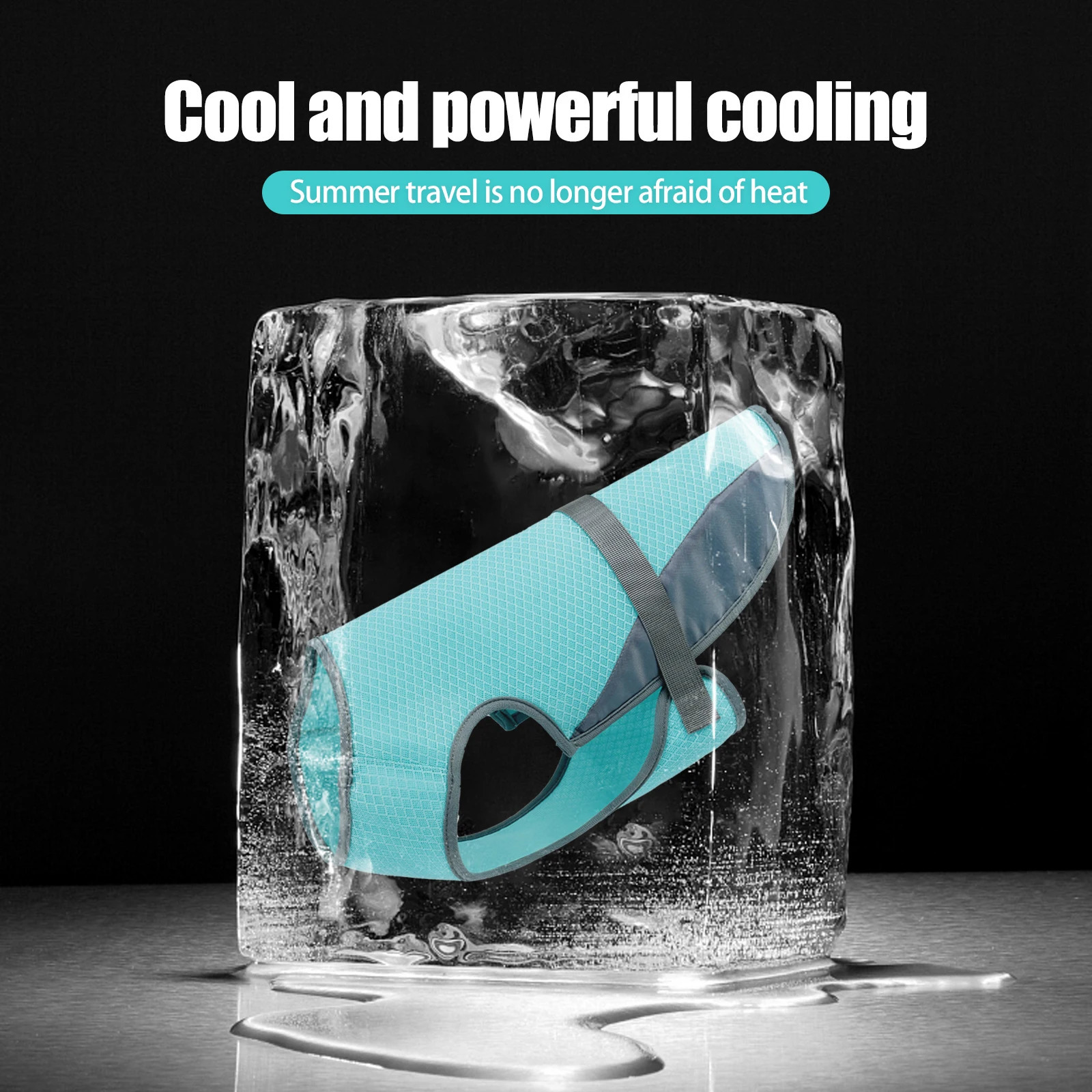 Cooling Vest Breathable Dog for Summer Days Adjustable Lightweight Jacket with Reflective Strips 250729