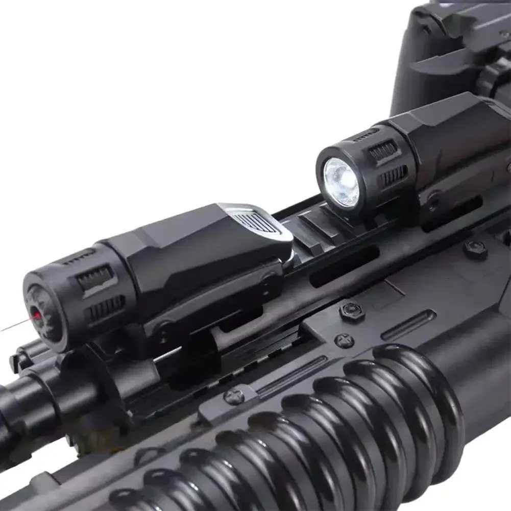 1PC Plastic Tactical Infrared Flashlight Base M416/M1911/ Glock G18 Toy Soft Bullet Gun Accessories 20MM Guide Rail Available XJ250728