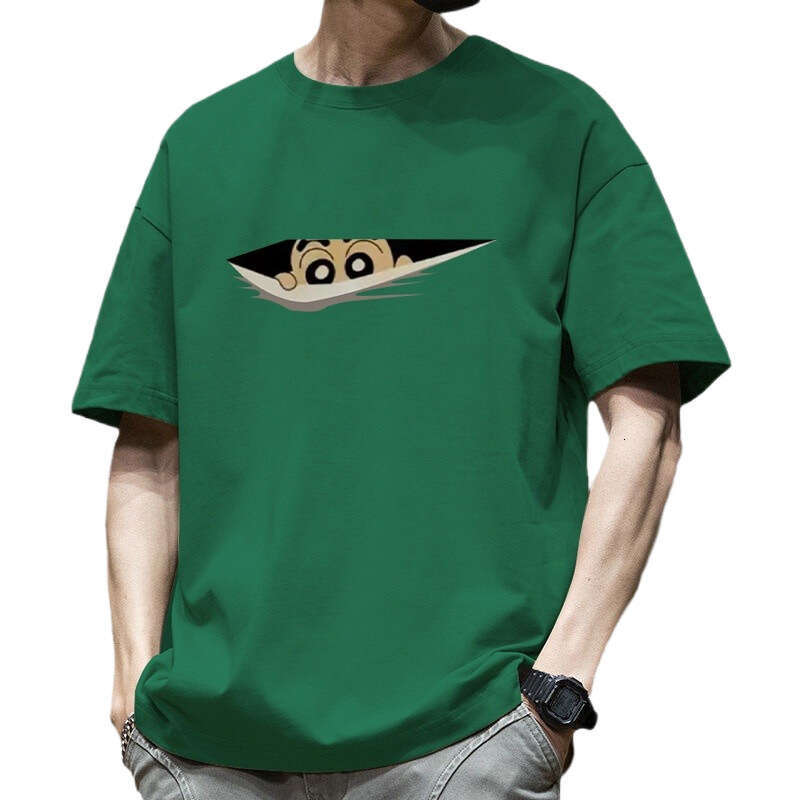 Designer T Shirt Men's Summer Cotton T-Shirt Short Sleeve Trendy Brand Printed Round Neck Loose Fit Tee 2024 New Base Shirt Graphic Tee Tracksuit