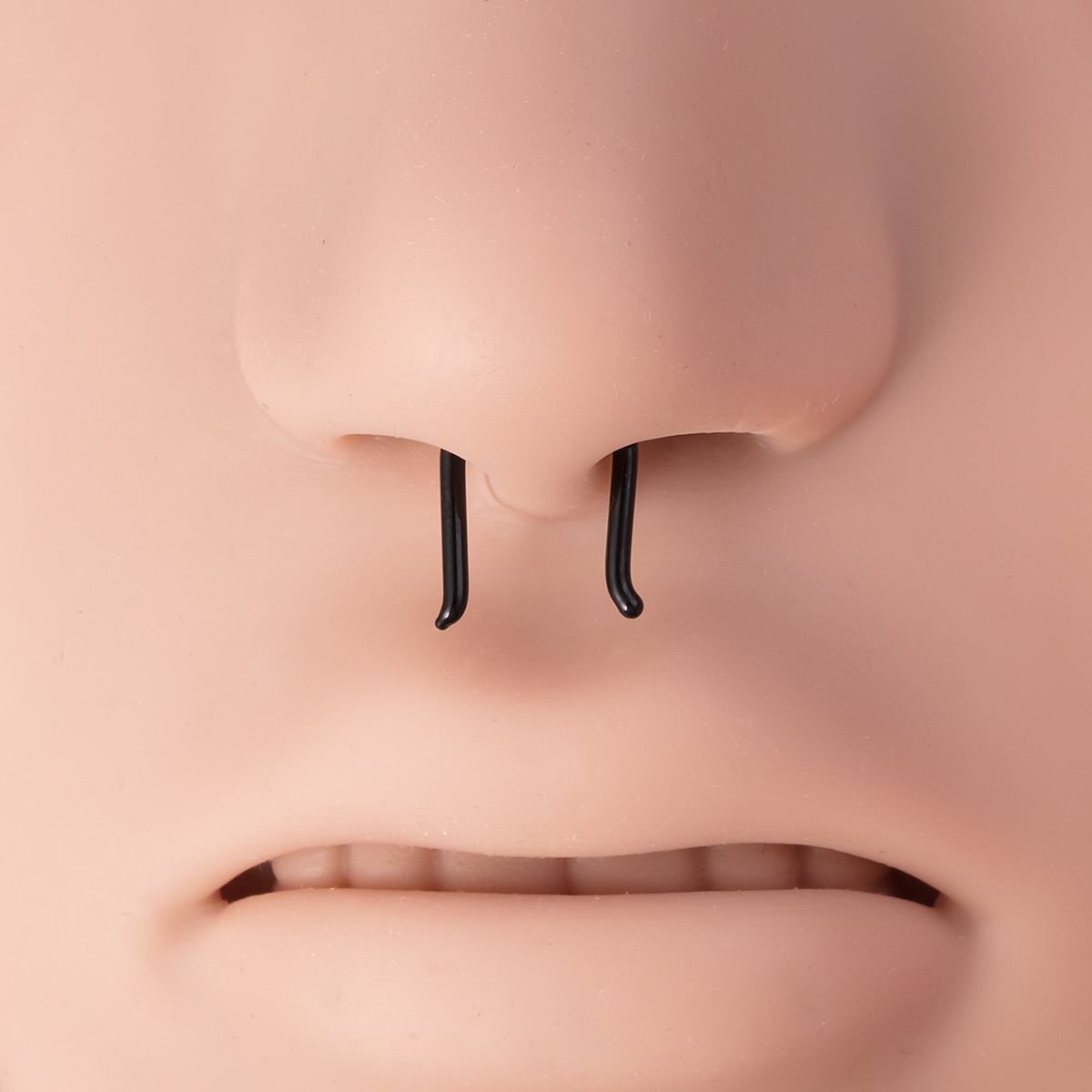 Glass U-shaped pole eyebrow nail ear bone nail human body perforation wearing nourishing hole environmentally friendly anti allergic replacement punct