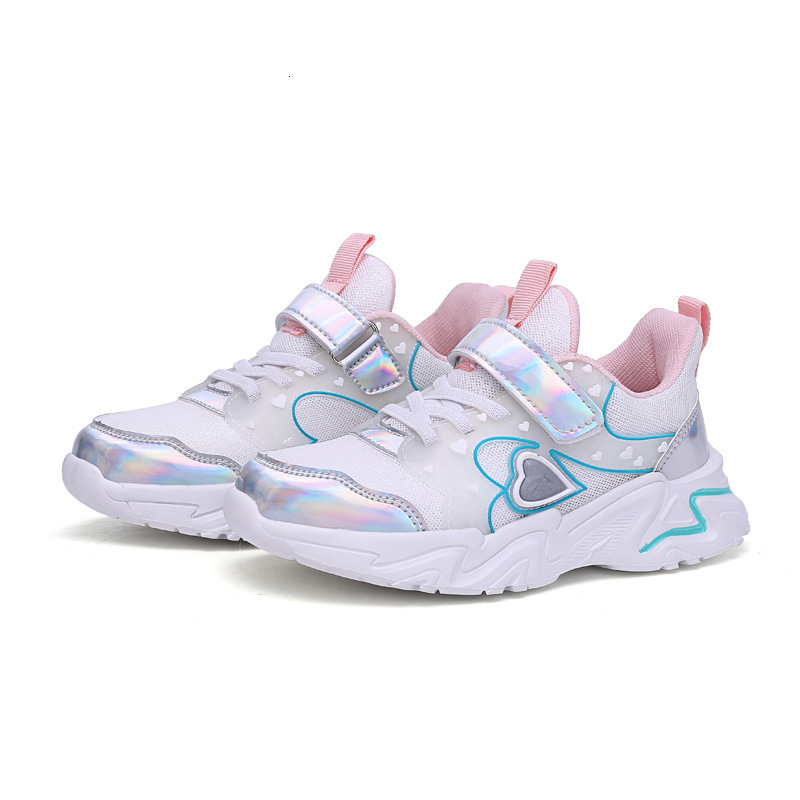 Cartoon Sneakers Children's Spring and Autumn Double Mesh Casual Little Girls' Breathable Lightweight Running Shoes