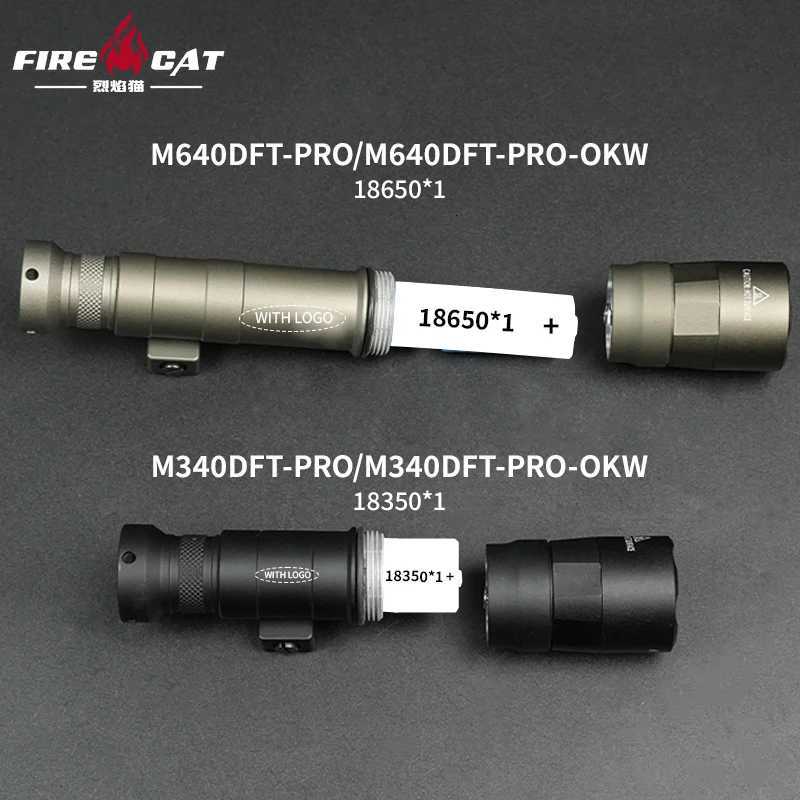 Tactical M640DFT M340DFT LED Flashlight 1000-1200 Lumens Airsoft Scout Light for 20MM Rail Outdoor Hunting Spotlight R250728
