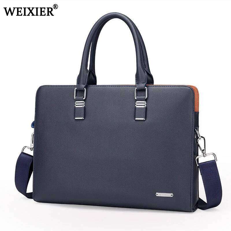 Luxury designer niche leather document brand fashion high quality men's messenger bag new product