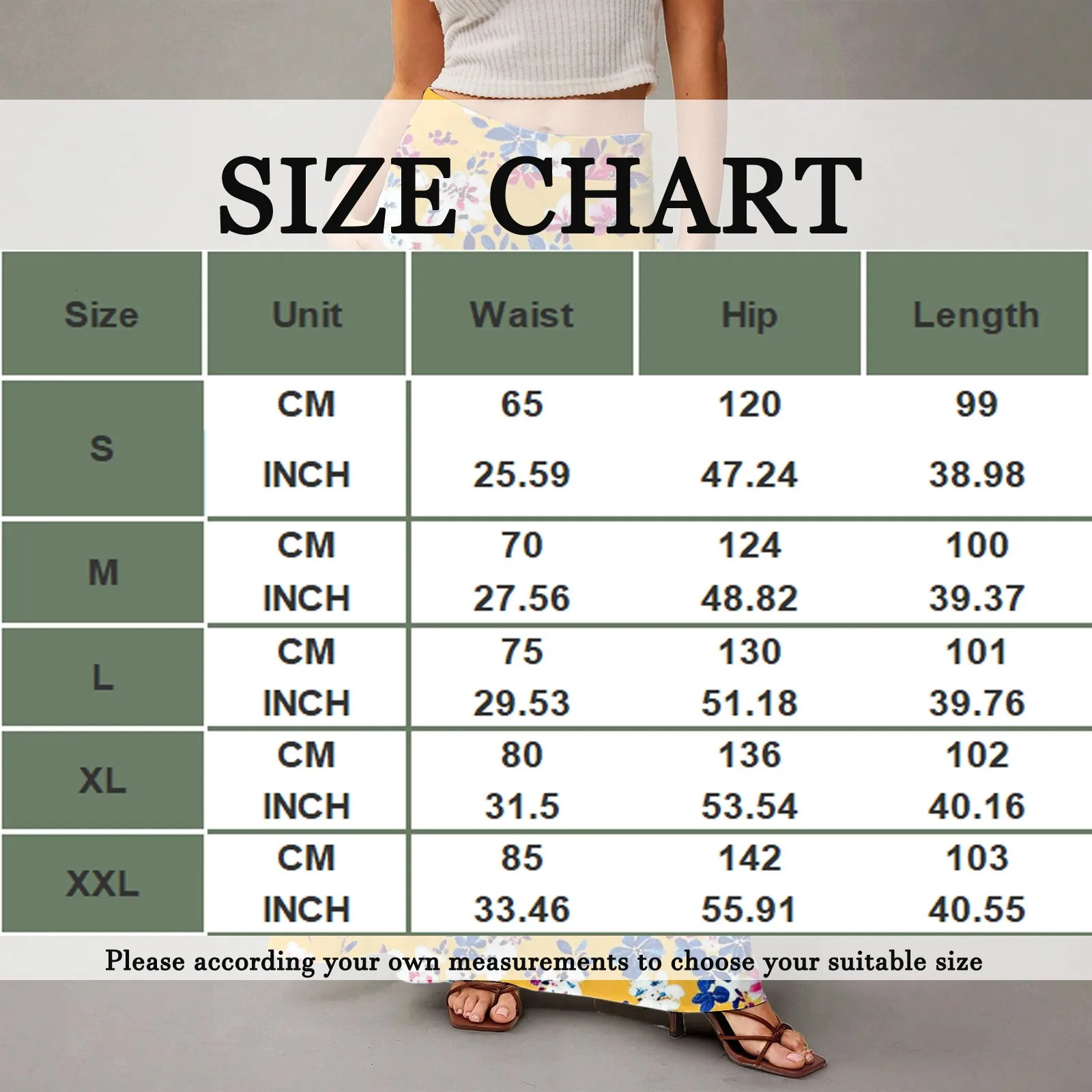 Summer Casual Skirt for Women High Waisted Stretch Printed with Pockets Loose Flowing Long Skirts Fashion Beach Skirt 250729