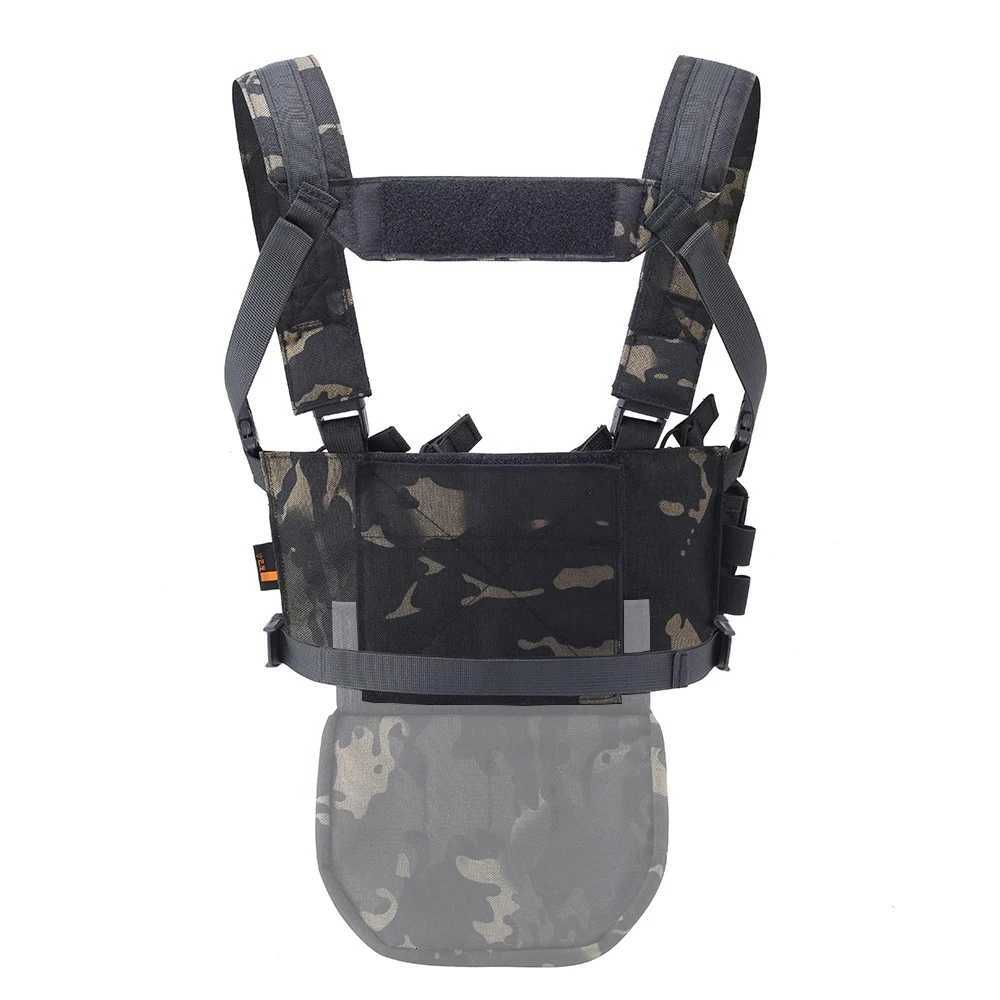 500D Nylon Tactical Vest MOLLE AdjustabLE Airsoft Chest Rig Mag Pouch Quick-ReLEase Combat Training Hunting CamPING Z250728