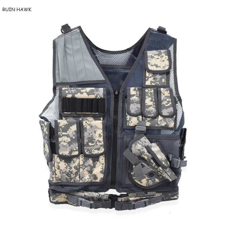 Tactical Molle Hunting Clothes Military Airsoft Paintball War Game Body Armor Army Police Armor Vest Z250728