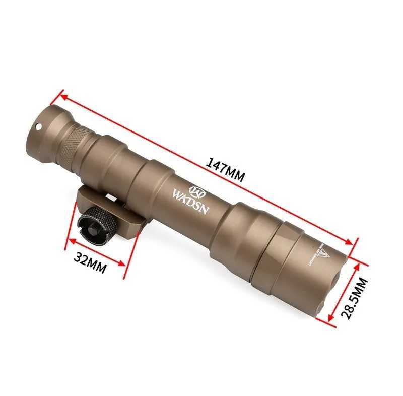 Vadsn M600DF Tactical Flashlight LED Airsoft Weapon Metal Scout Light 1400 Lumens Hunting Rifle Scout Light For 20mm PicatinnyXJ250728