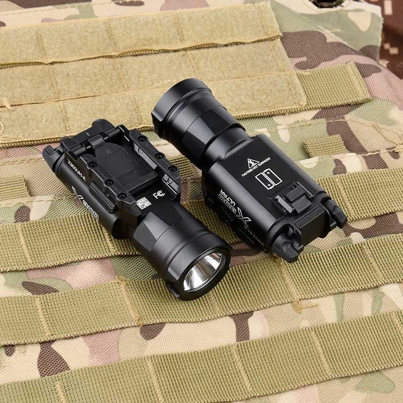 300UH-A Hanging Flashlight 300uh-a White LED Spotlight Pisto Scout Lamp Outdoor Hunting Helmet Light For G17 18 R250728