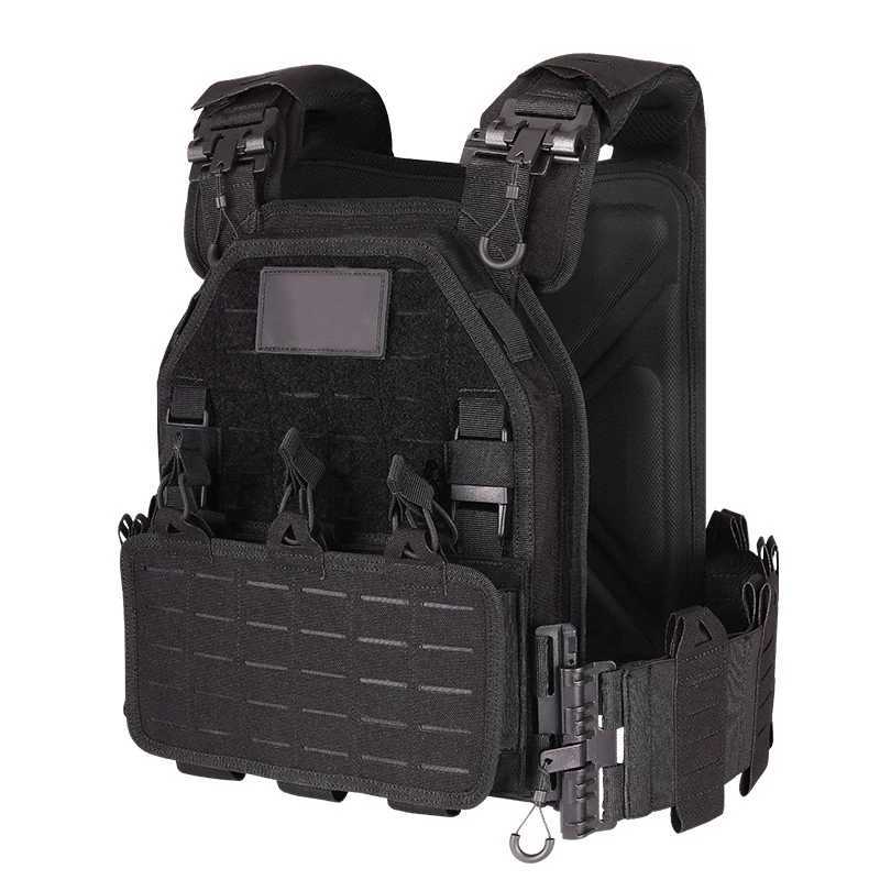New Arrival Light Weight Quick Release Laser Cutting SWAT Combat 1000D Molle Chaleco Tactico Military Tactical Vest Z250728