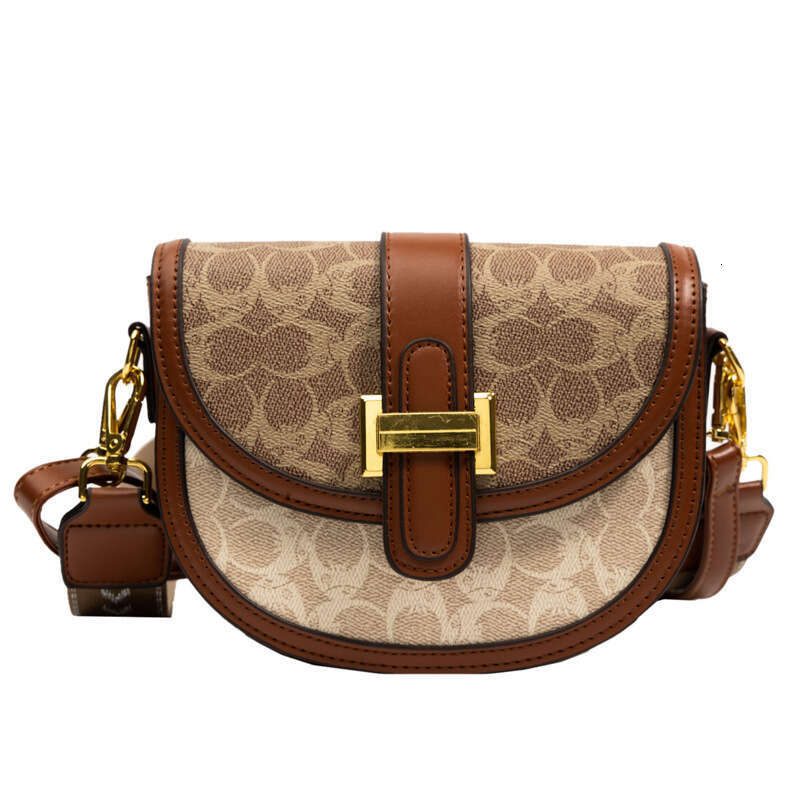 Fashion Color-Block for Women, Trendy Saddle Stylish Shoulder Textured Crossbody Bag, Commuter Small Bag