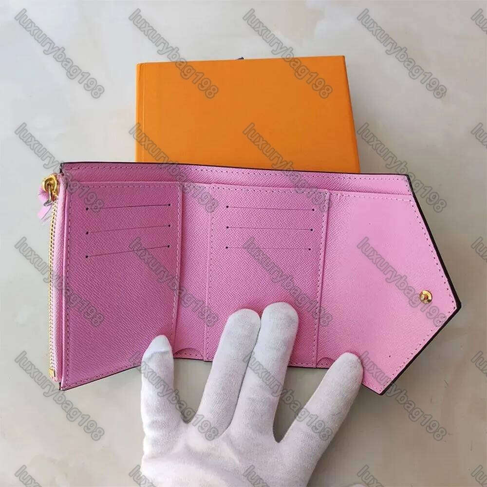 Designer Women Wallets Holders For Women Coin Purse Small Wallet Victorine Woman Card Holder Brown Wer Short Wallets Mini Wallets With Box