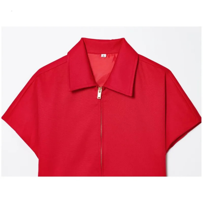 HipSeam Women Lapel Collar Short Jacket Womens Cropped Collared Jackets With Zipper Lady Sleeve Coat Female Jacket 250729