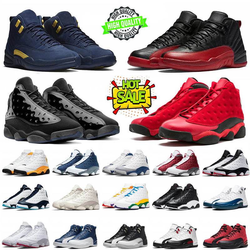 12 12s Basketball Shoes for Men 13 13s Pink Blue White Black Red Cherry Cool Grey Mens Sneakers Trainers Sports Outdoor Shoes 40-47