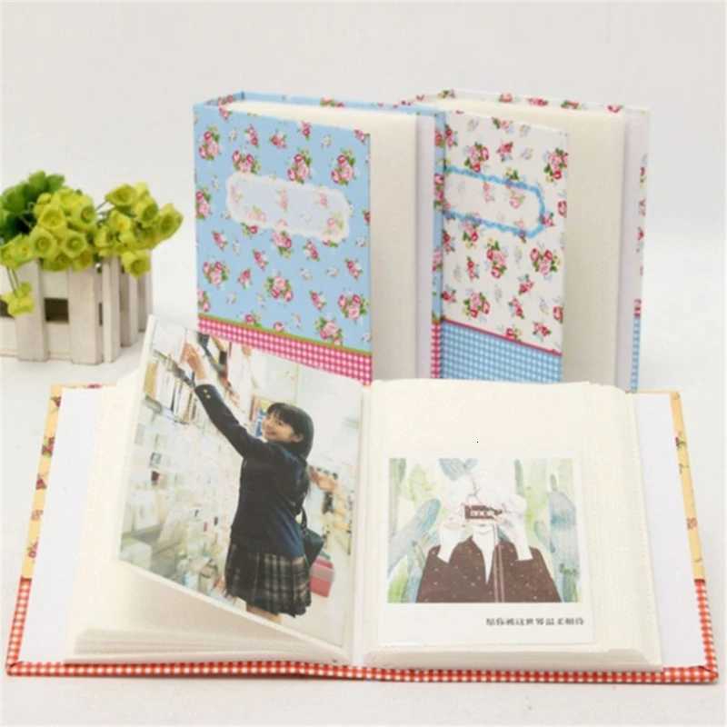 6Inch 100 Photo Album Cute Picture Storage Frame Insert Page Children Lovers Wedding Memory DIY Book Gift Z250729