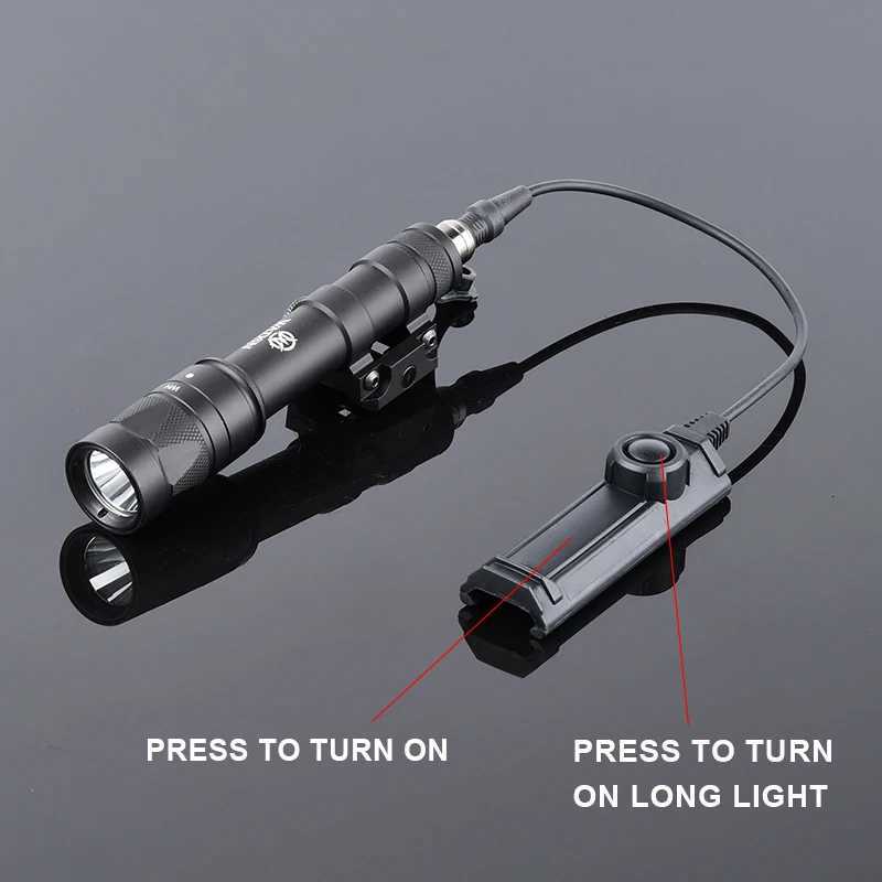 WADSN Airsoft M600W SF Flashlight Tactical Gun Light Strobe Weapon Light SF M600W Rifle Lamp Dual-Function Remote Switch XJ250728