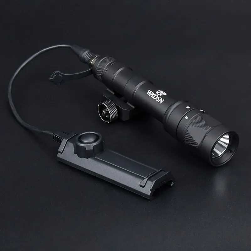 Vadsn M600W M600 Tactical Powerful Flashlight Airsoft Scout Rifle Gun Weapon Hunting Led Strobe Light Fit 20mm Picatinny Rail XJ250728