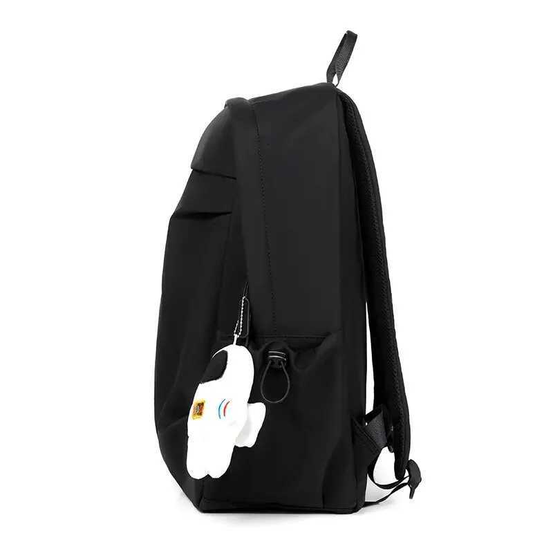 1 14 Inch Large Capacity Leisure Schoolbag Sports Simple Men And Women Universal Computer Backpack With Pendant S250728