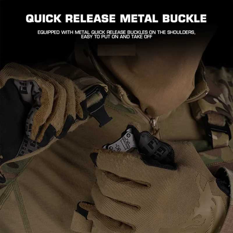 V5 PC Quick Detach Modular Hunting Vest Integrated TripLE Mag Panel Nylon MOLLE Panel Airsoft Gear SystEM Z250728