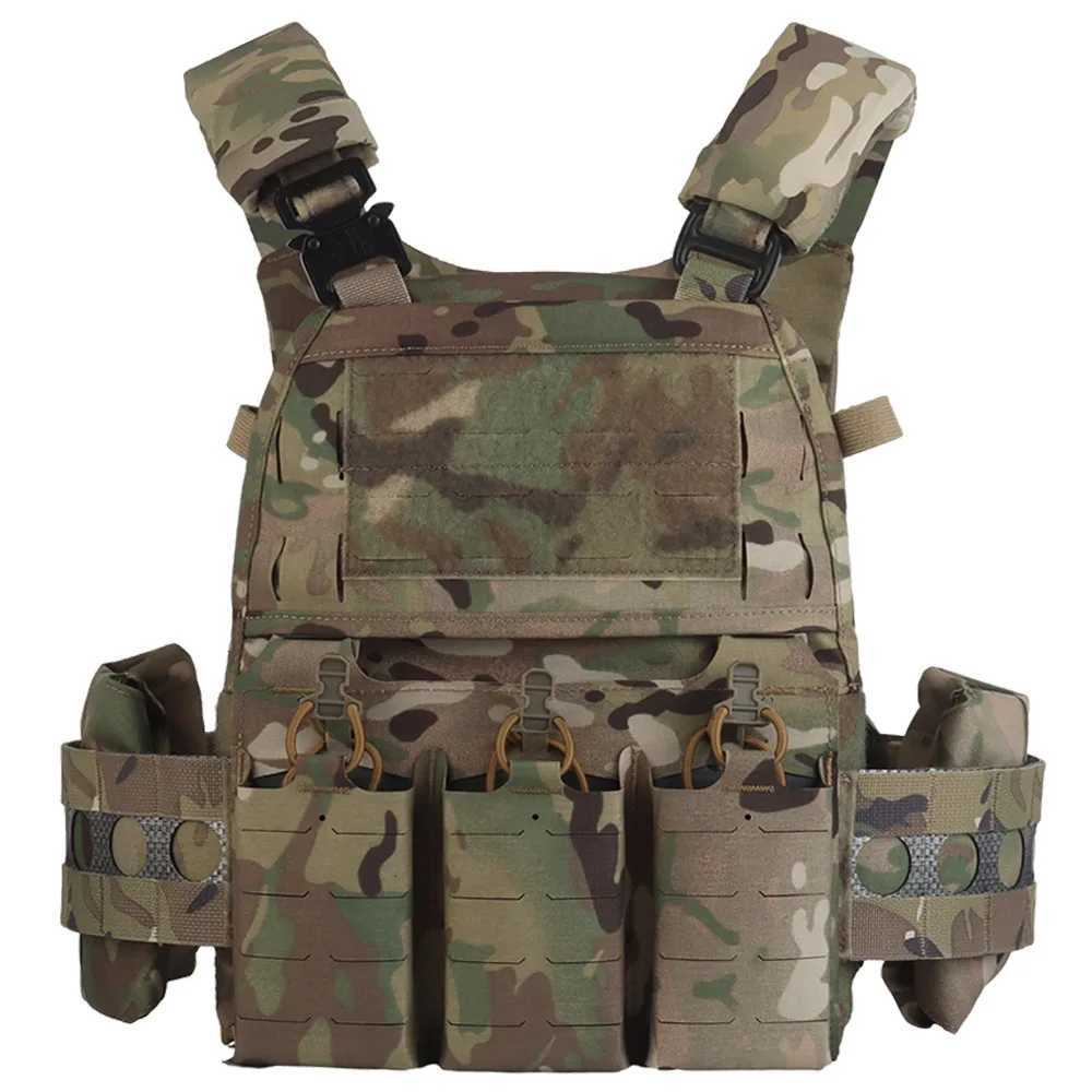 Tactical Vest Ferro Plate Carrier V5 FCPC Militar Hunting Airsoft Vest Body Armor Portable MOLLE Systems Triple Magazine Pouch Z250728