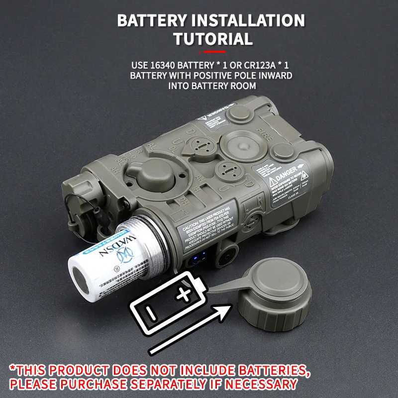 WADSN L3-NGAL Only White LED Light Strobe Version Flashlight Fits 20mm Rail AR15 Airsoft Accessories PEQ Hunting Weapon Scout XJ250728