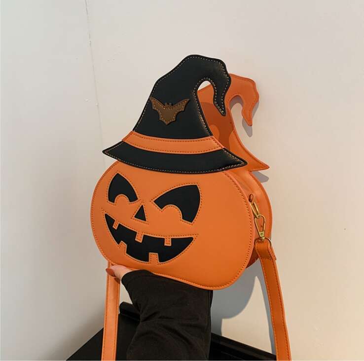 Designer Bags Single shoulder crossbody bag women's Halloween bag luxury funny new pumpkin women's bag, European and American personalized c