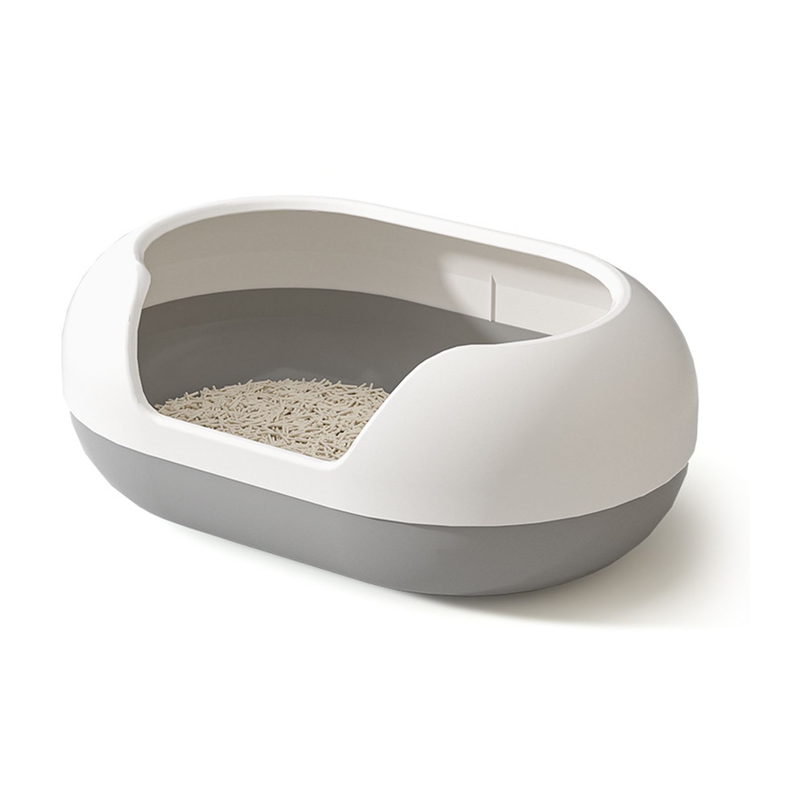 Super sized semi enclosed cat litter box capsule upgrade for super sized cat toilets distributed by mainstream manufacturers across the entire network